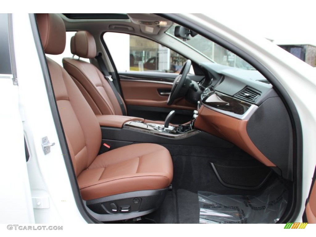 Cinnamon Brown Interior 2013 BMW 5 Series 528i xDrive Sedan Photo #102259866