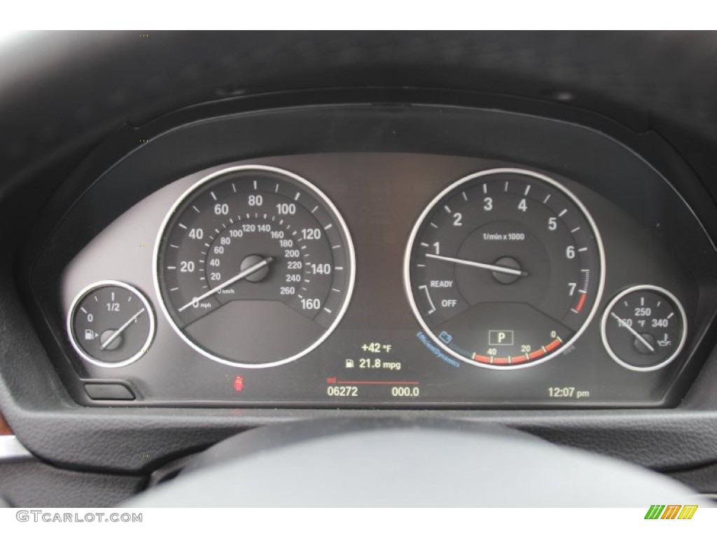 2015 BMW 4 Series 428i xDrive Coupe Gauges Photo #102260190