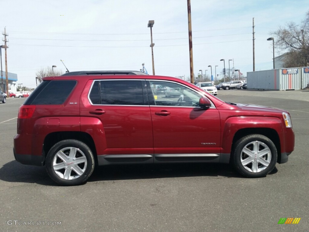 Merlot Jewel Metallic 2012 GMC Terrain SLE Exterior Photo #102260248