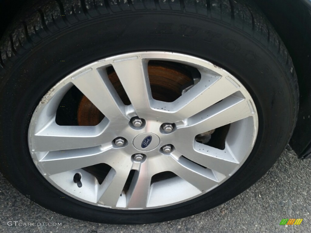 2007 Fusion SEL V6 AWD - Dark Blue Pearl Metallic / Light Stone photo #6