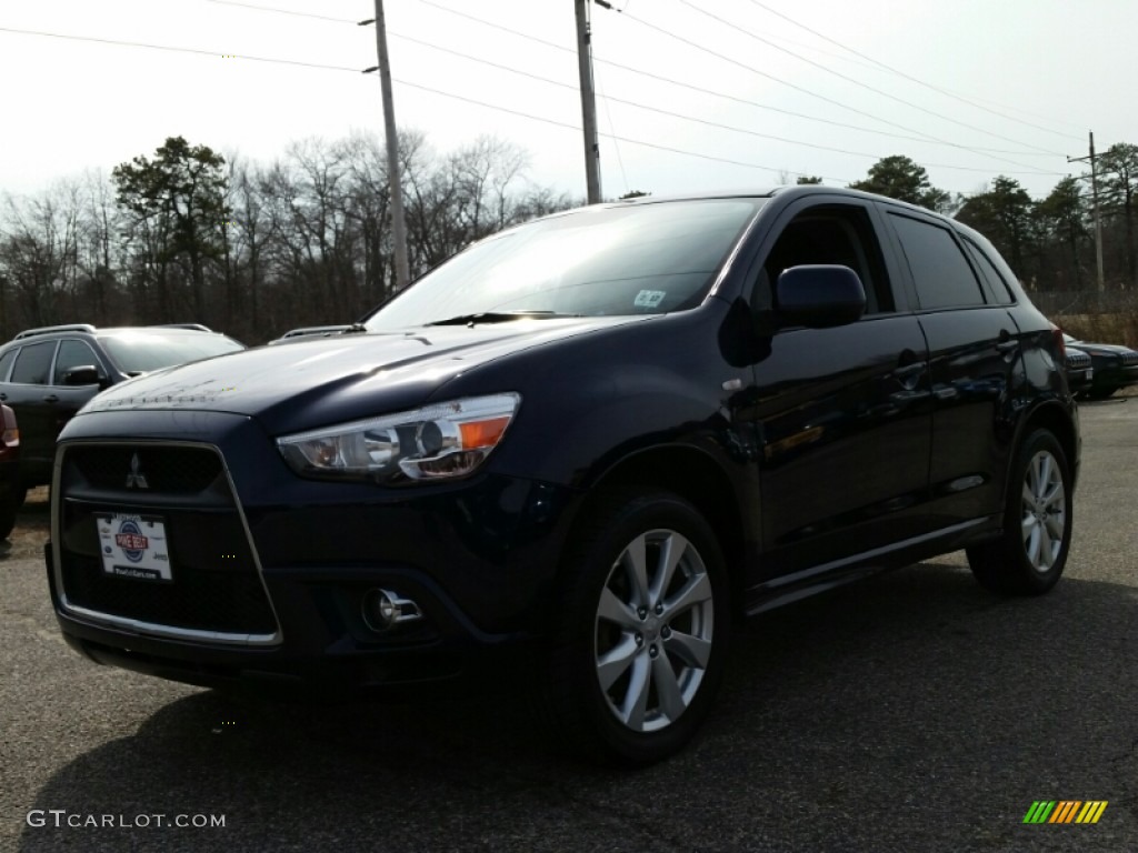 2012 Outlander Sport SE 4WD - Cosmic Blue / Black photo #1