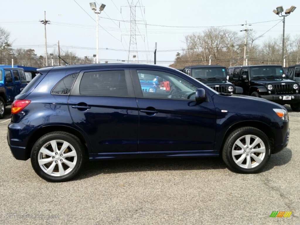 Cosmic Blue 2012 Mitsubishi Outlander Sport SE 4WD Exterior Photo #102260991