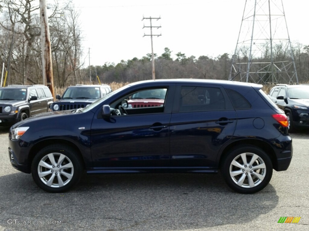 2012 Outlander Sport SE 4WD - Cosmic Blue / Black photo #12