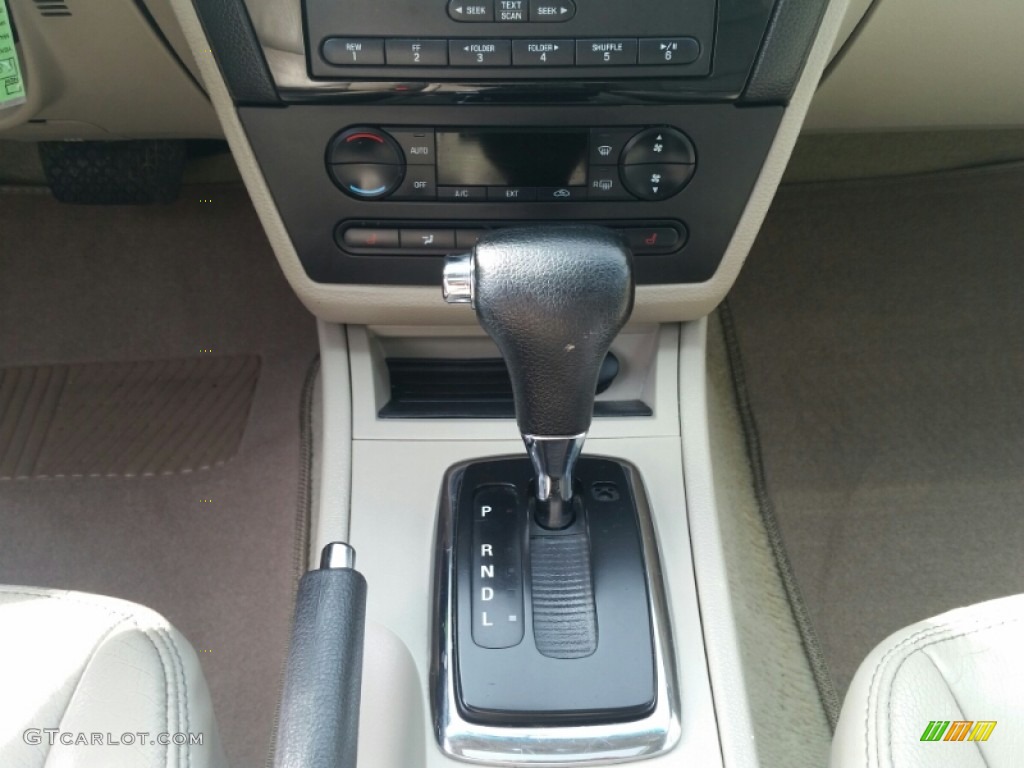 2007 Fusion SEL V6 AWD - Dark Blue Pearl Metallic / Light Stone photo #23