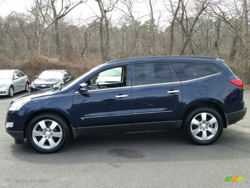 Dark Blue Metallic 2009 Chevrolet Traverse LTZ Exterior Photo #102261588