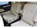 2015 Toyota Highlander Almond Interior Rear Seat Photo