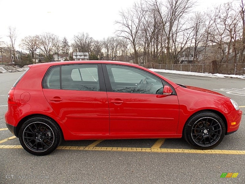 Tornado Red 2008 Volkswagen Rabbit 4 Door Exterior Photo #102262110