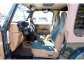 1998 Moss Green Pearl Jeep Wrangler Sahara 4x4  photo #14