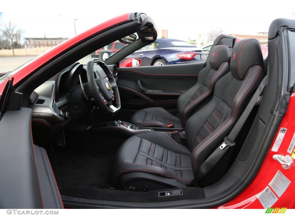 Nero Interior 2014 Ferrari 458 Spider Photo #102262905