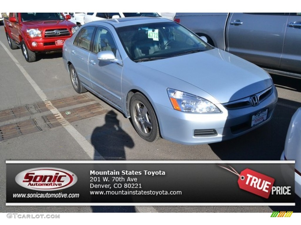 2007 Accord Hybrid Sedan - Silver Frost Metallic / Gray photo #1