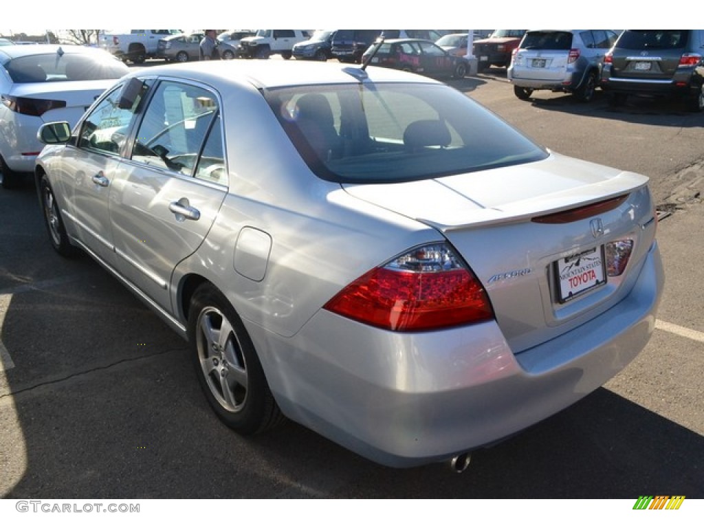 2007 Accord Hybrid Sedan - Silver Frost Metallic / Gray photo #3