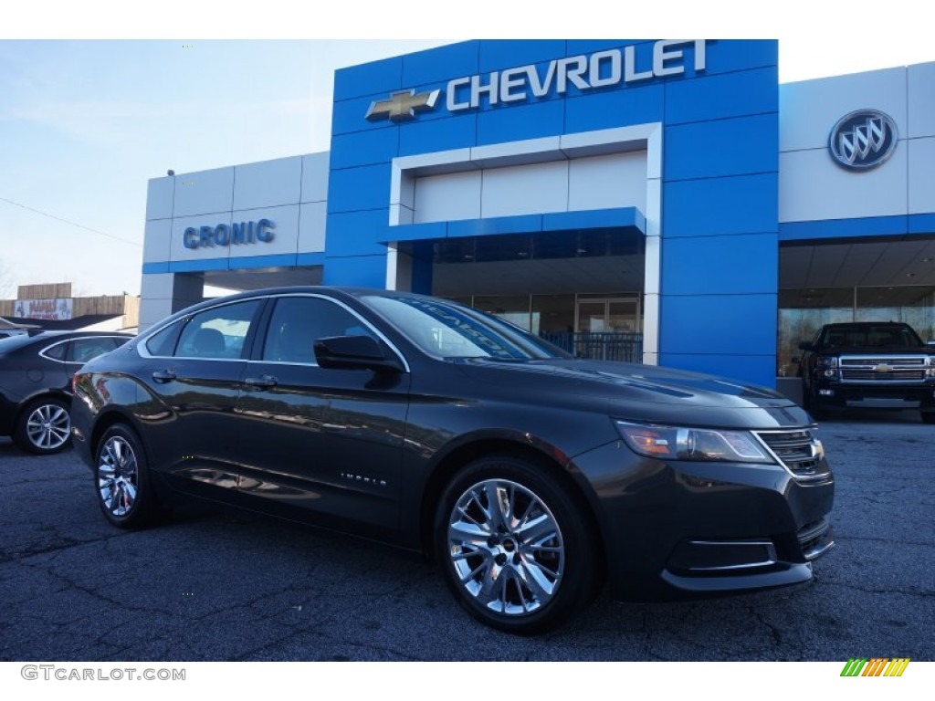 2014 Impala LS - Ashen Gray Metallic / Jet Black/Dark Titanium photo #1