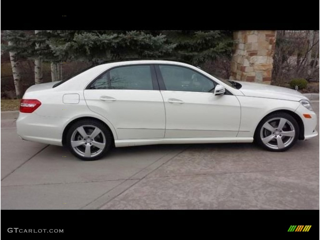 Diamond White Metallic 2011 Mercedes-Benz E 350 4Matic Sedan Exterior Photo #102265067