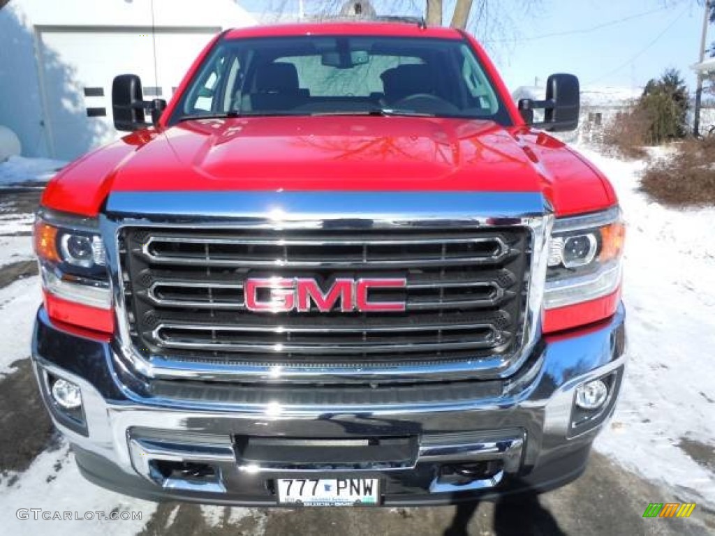 2015 Sierra 2500HD SLT Crew Cab 4x4 - Fire Red / Jet Black/Dark Ash photo #15