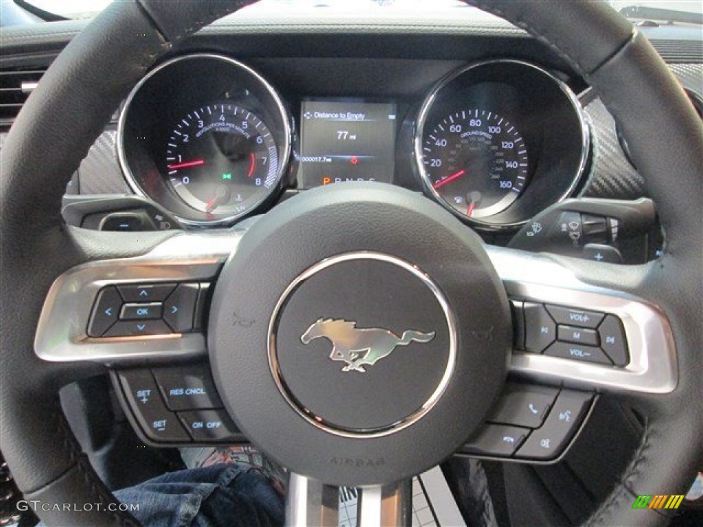 2015 Mustang V6 Coupe - Black / Ebony photo #11