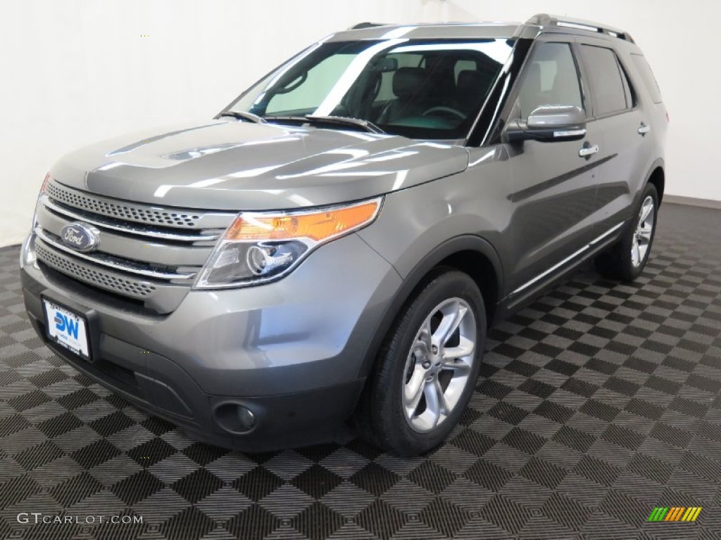 2014 Explorer Limited 4WD - Sterling Gray / Charcoal Black photo #3