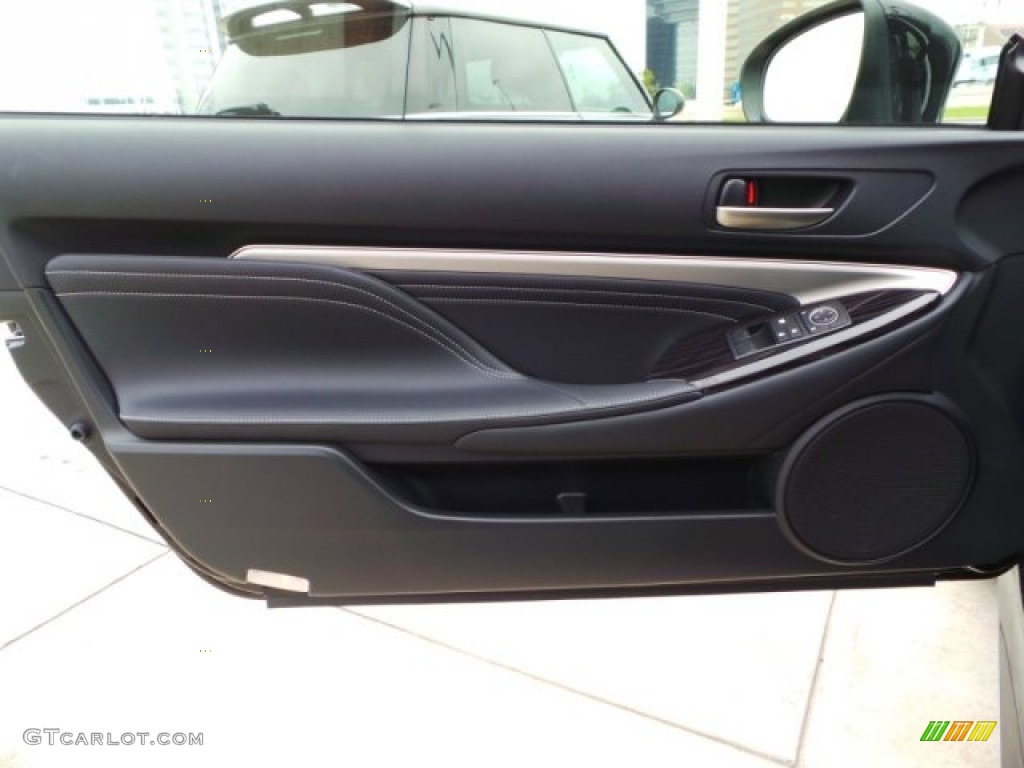 2015 Lexus RC 350 Black Door Panel Photo #102266954