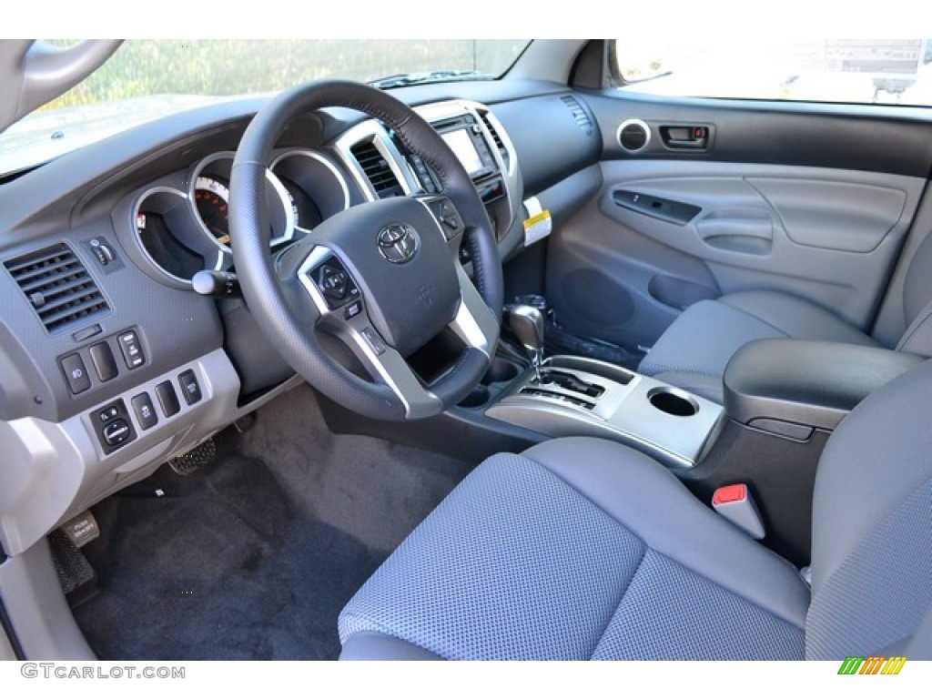 Graphite Interior 2015 Toyota Tacoma V6 Double Cab 4x4 Photo #102267871