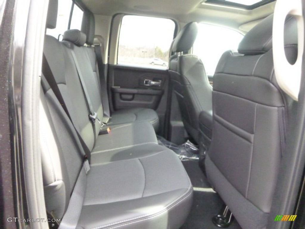 2015 Ram 1500 Laramie Quad Cab 4x4 Rear Seat Photo #102268778
