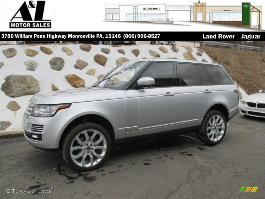 2014 Range Rover HSE - Indus Silver Metallic / Ebony/Ebony photo #1