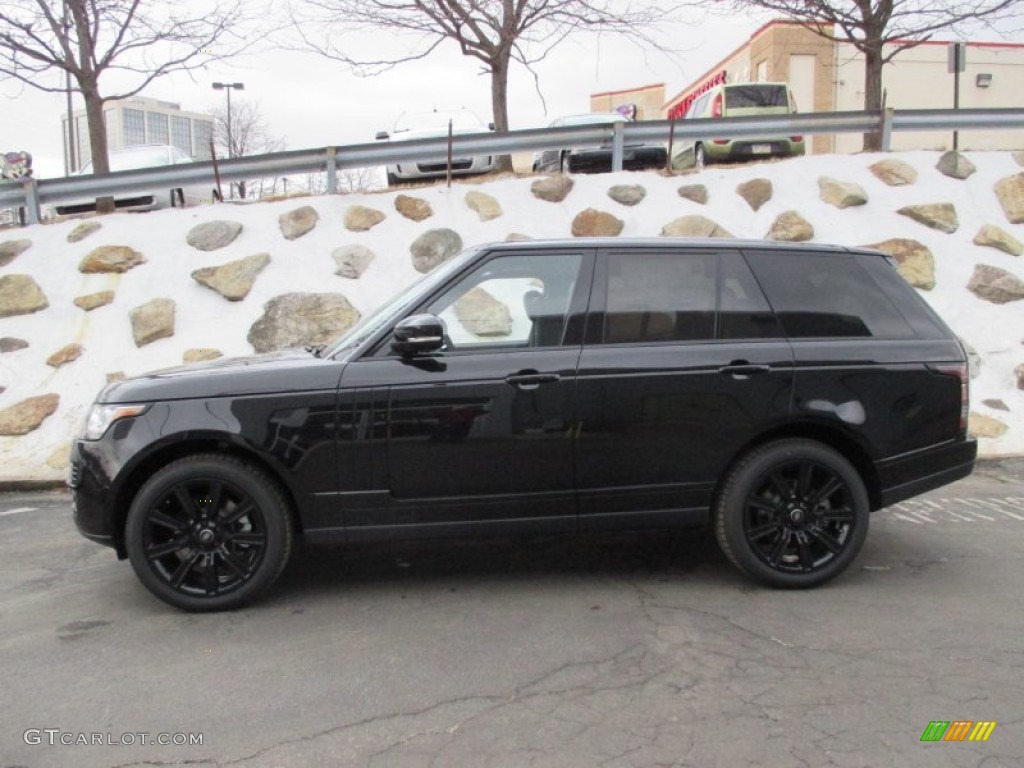 Santorini Black 2015 Land Rover Range Rover HSE Exterior Photo #102270395