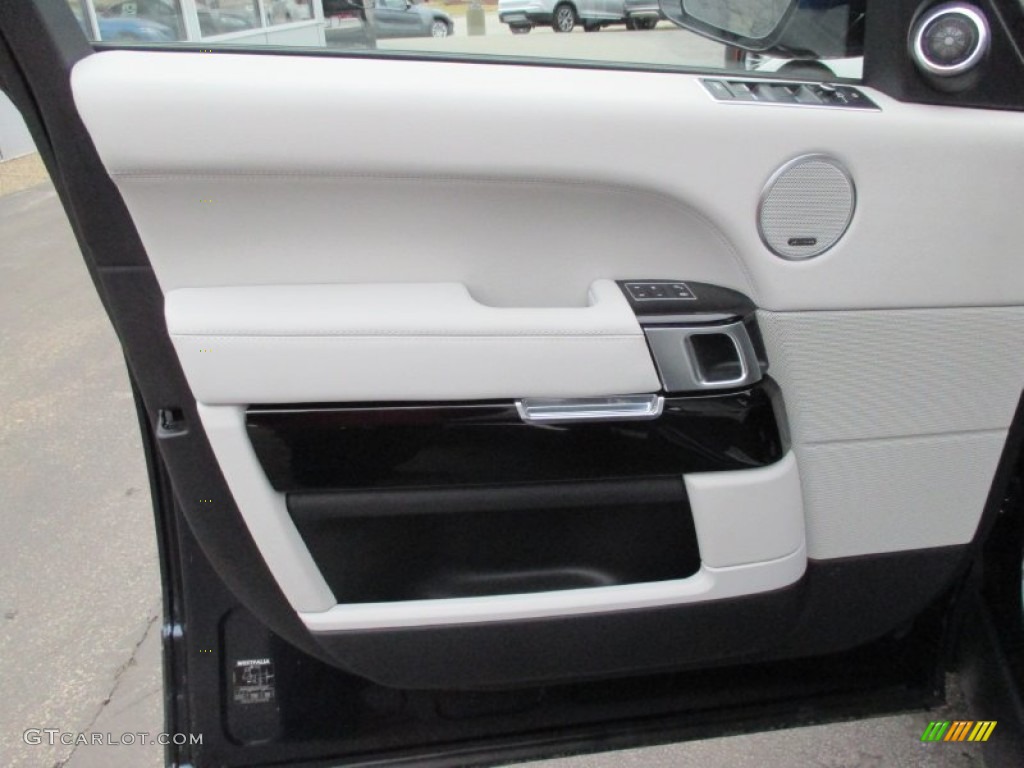 2015 Land Rover Range Rover HSE Ebony/Ivory Door Panel Photo #102270986