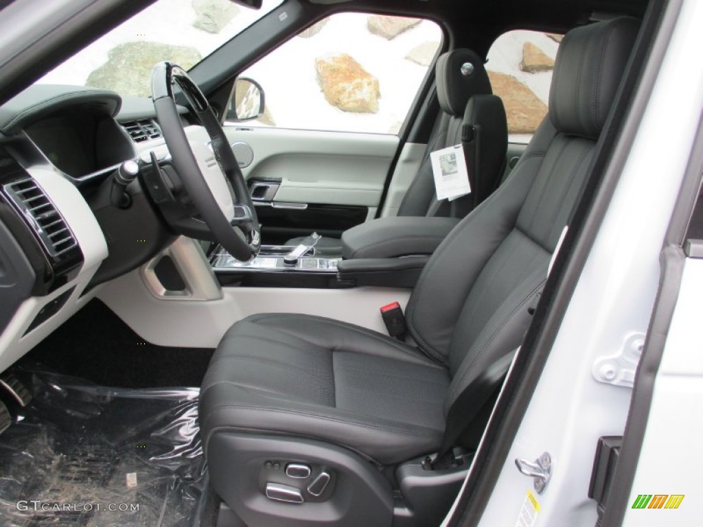 Ebony/Cirrus Interior 2015 Land Rover Range Rover Supercharged Photo #102271448