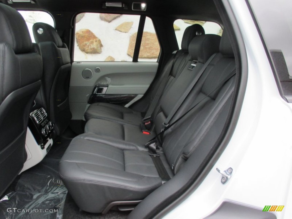 Ebony/Cirrus Interior 2015 Land Rover Range Rover Supercharged Photo #102271469