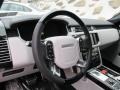 Ebony/Cirrus 2015 Land Rover Range Rover Supercharged Steering Wheel