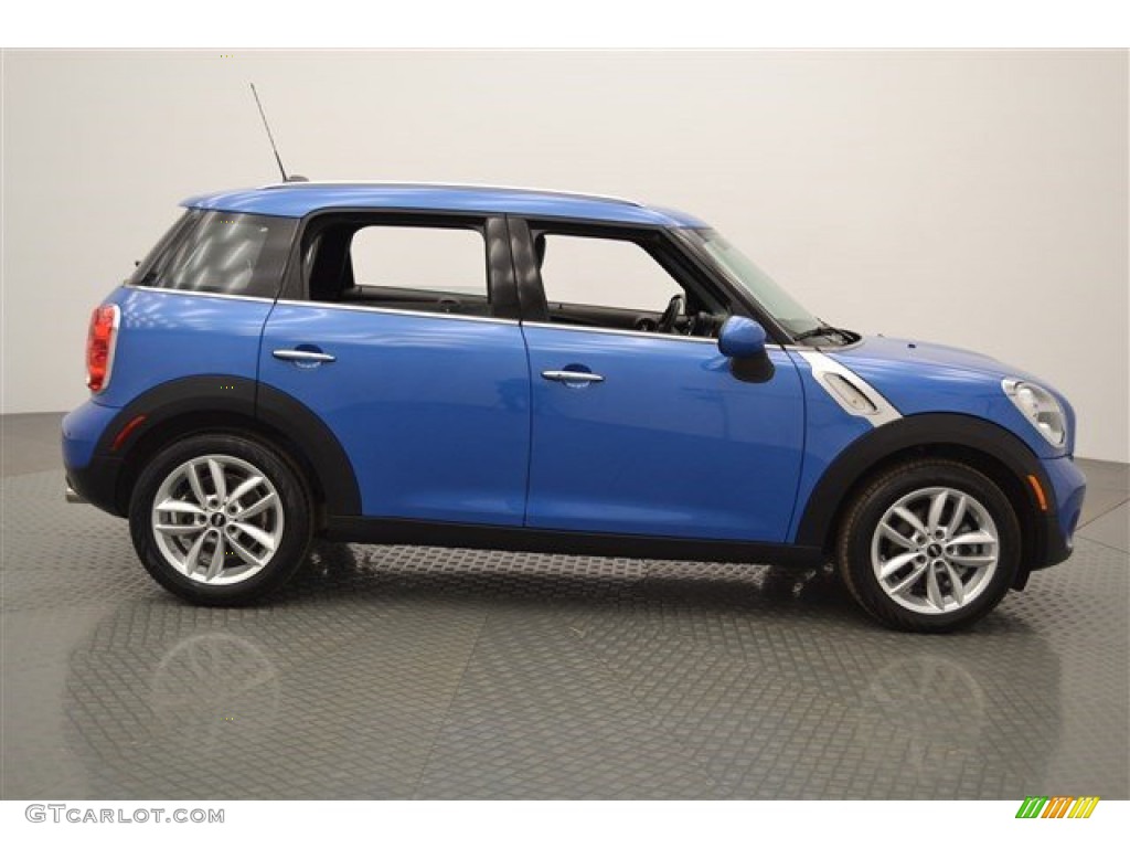 2014 Cooper Countryman - True Blue Metallic / Carbon Black photo #6