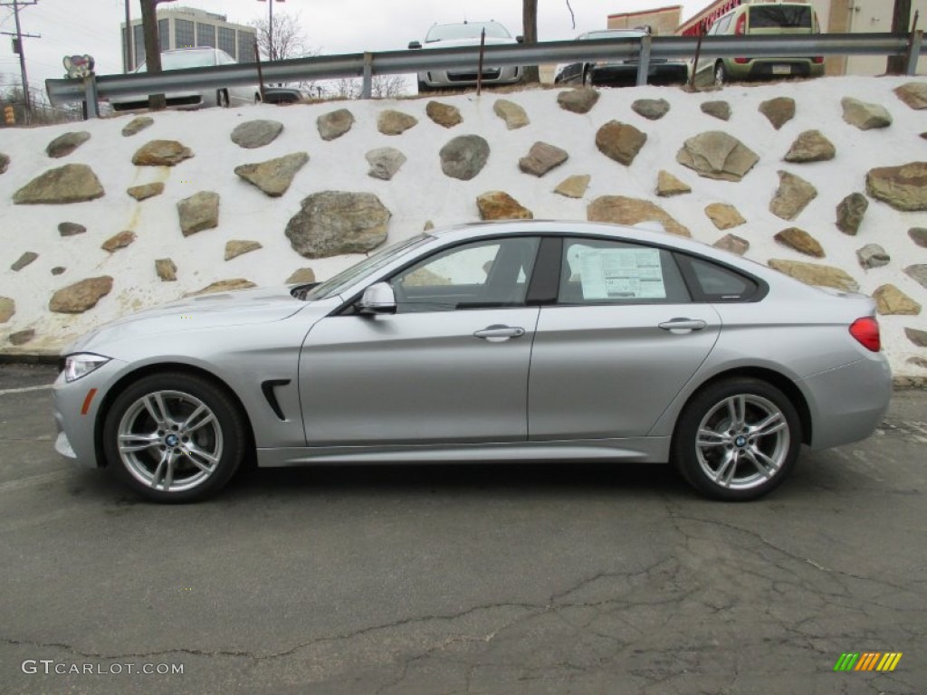 Glacier Silver Metallic 2015 BMW 4 Series 435i xDrive Gran Coupe Exterior Photo #102272126