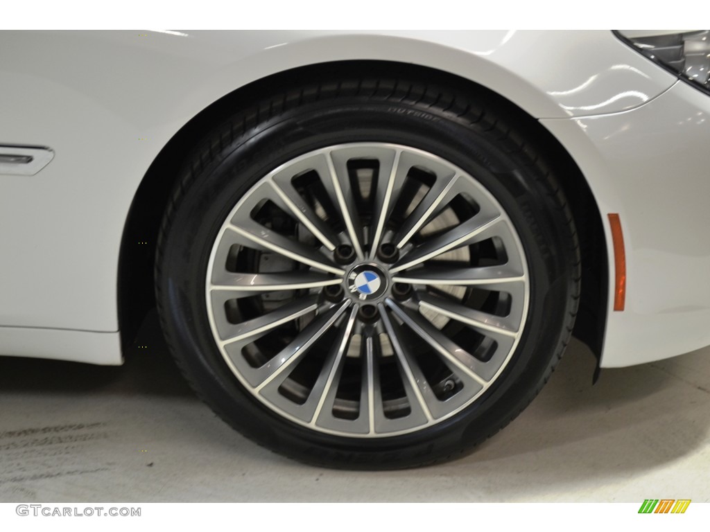 2012 7 Series 740Li Sedan - Mineral White Metallic / Saddle/Black photo #3