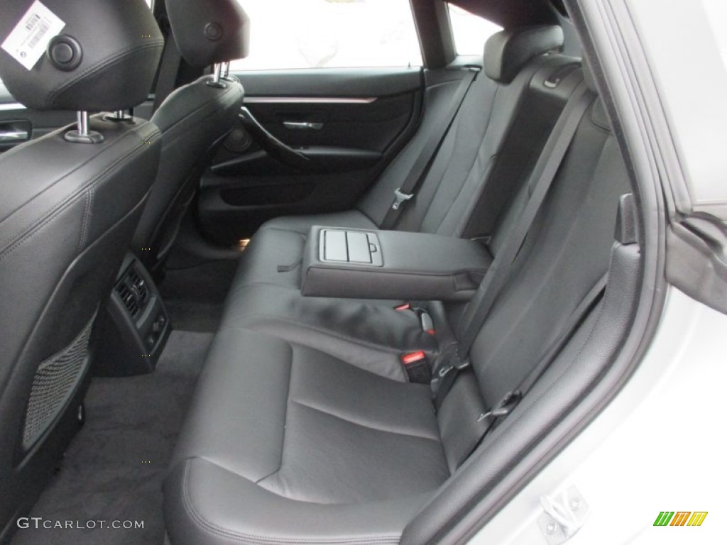 Black Interior 2015 BMW 4 Series 435i xDrive Gran Coupe Photo #102272339