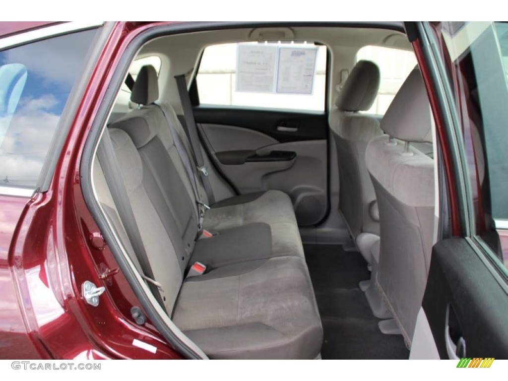 2013 CR-V LX AWD - Basque Red Pearl II / Gray photo #24