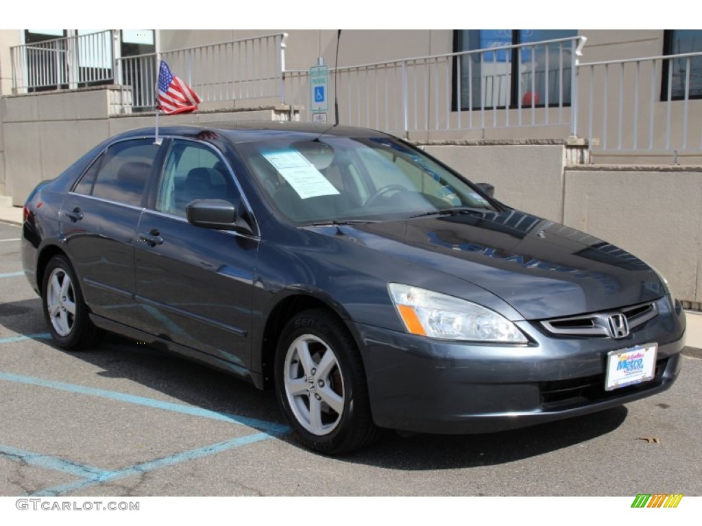 2005 Accord EX Sedan - Graphite Pearl / Gray photo #3