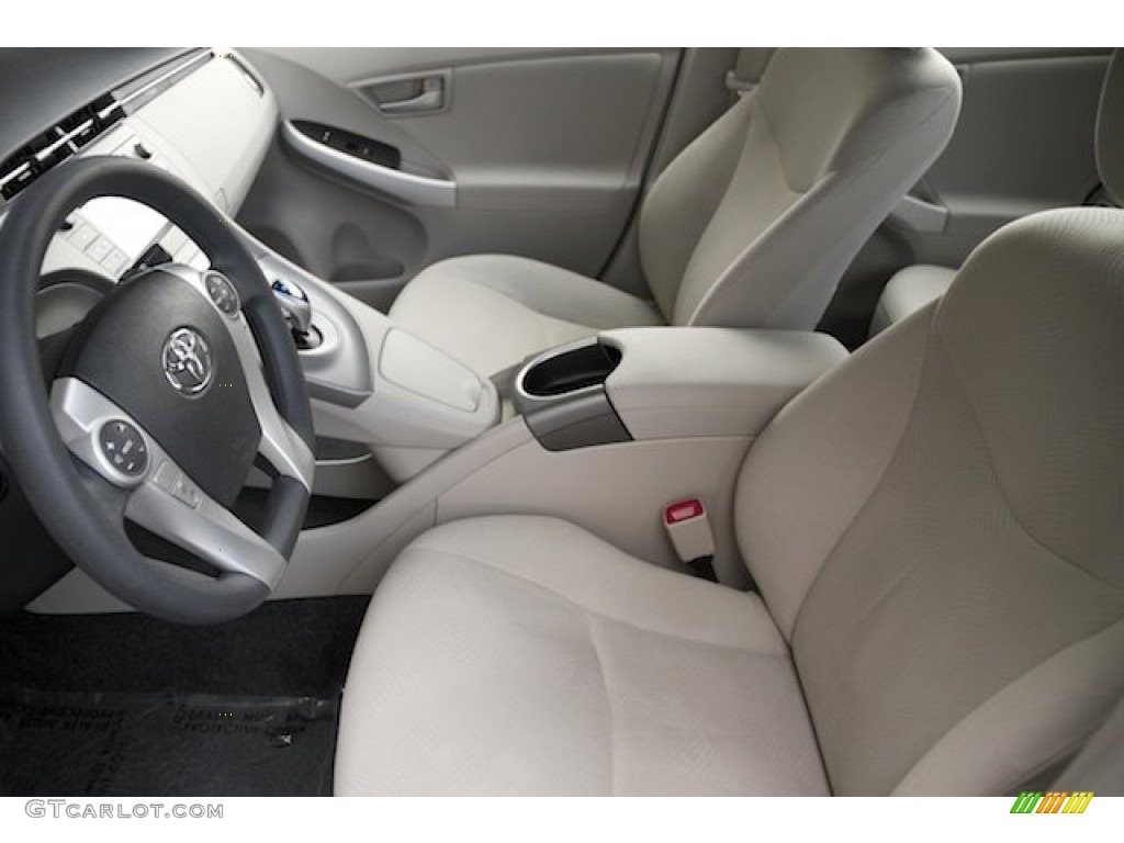 2012 Prius 3rd Gen Two Hybrid - Black / Bisque photo #3