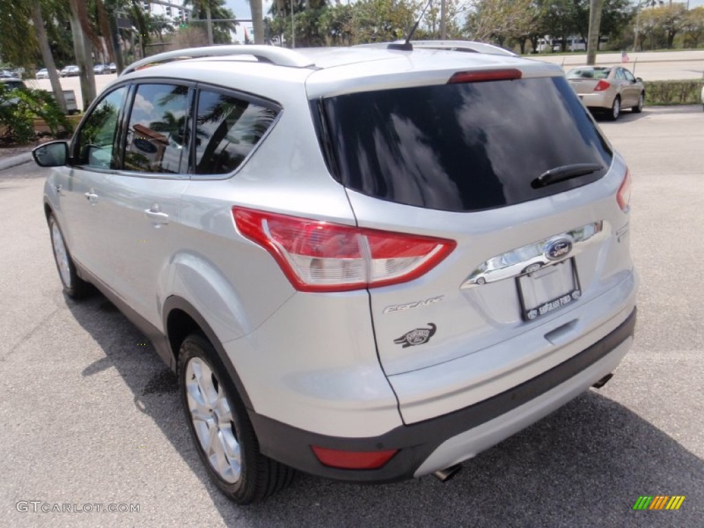 2014 Escape Titanium 1.6L EcoBoost - Ingot Silver / Medium Light Stone photo #9