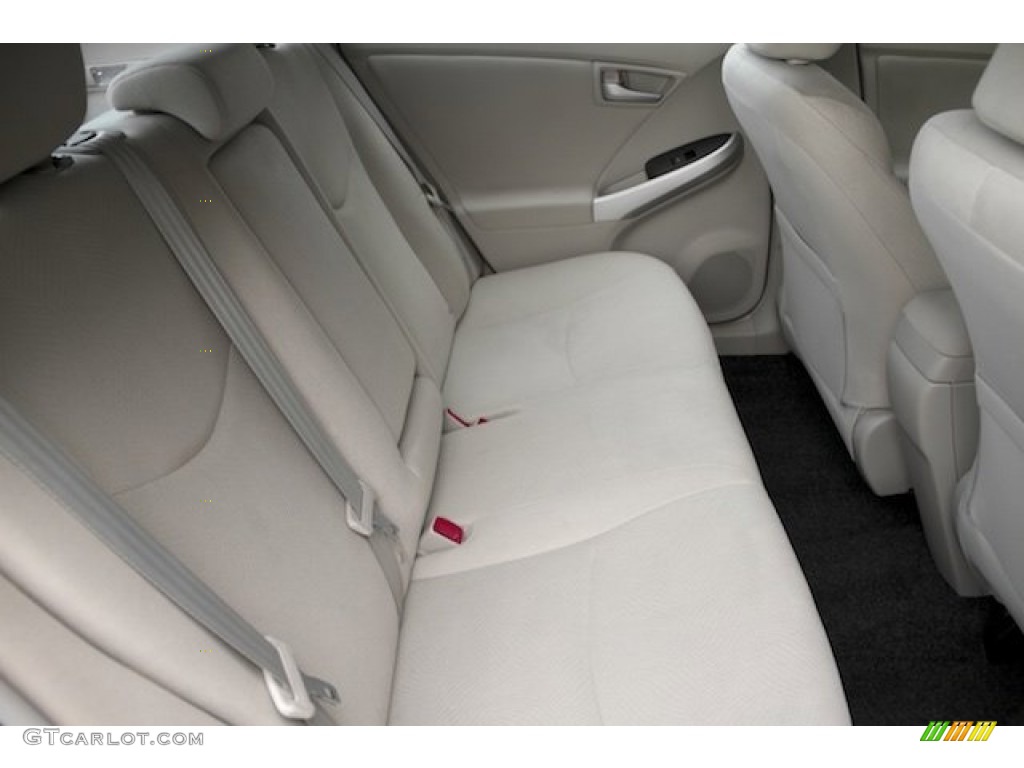 2012 Prius 3rd Gen Two Hybrid - Black / Bisque photo #15