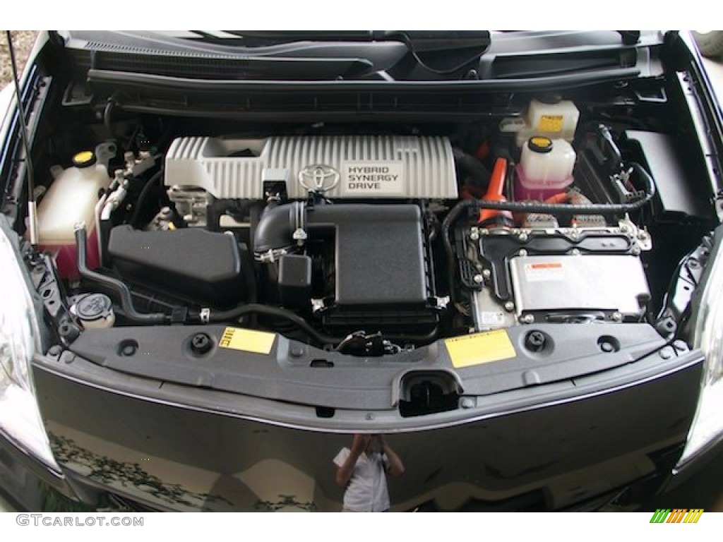 2012 Prius 3rd Gen Two Hybrid - Black / Bisque photo #26