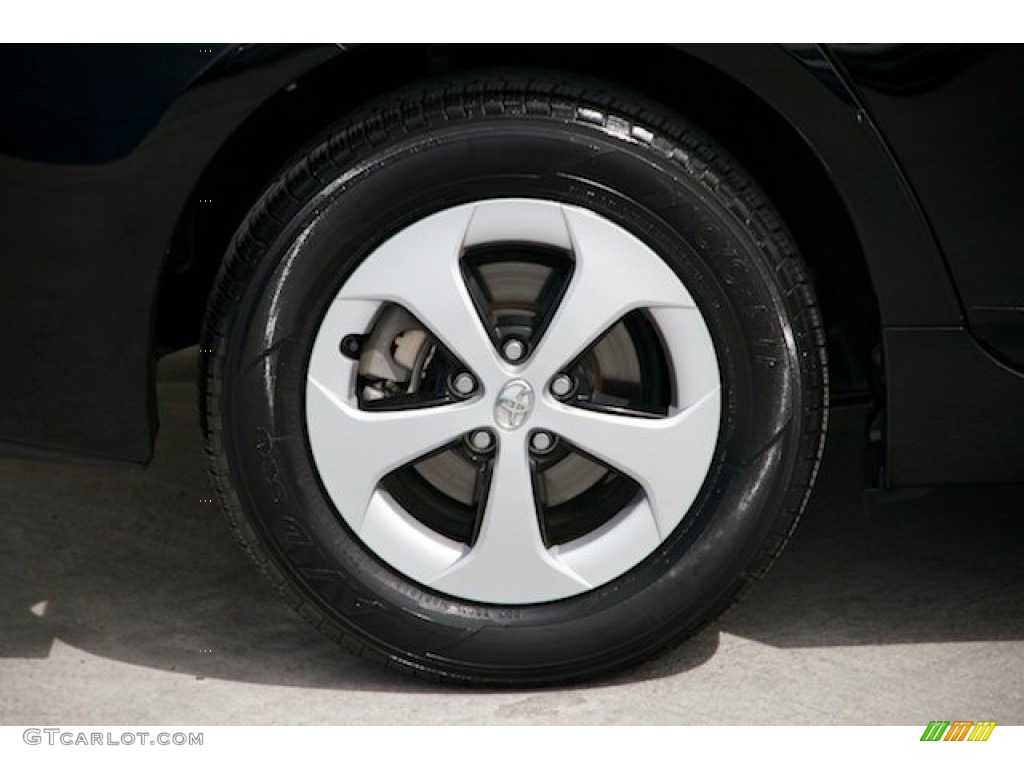 2012 Prius 3rd Gen Two Hybrid - Black / Bisque photo #27