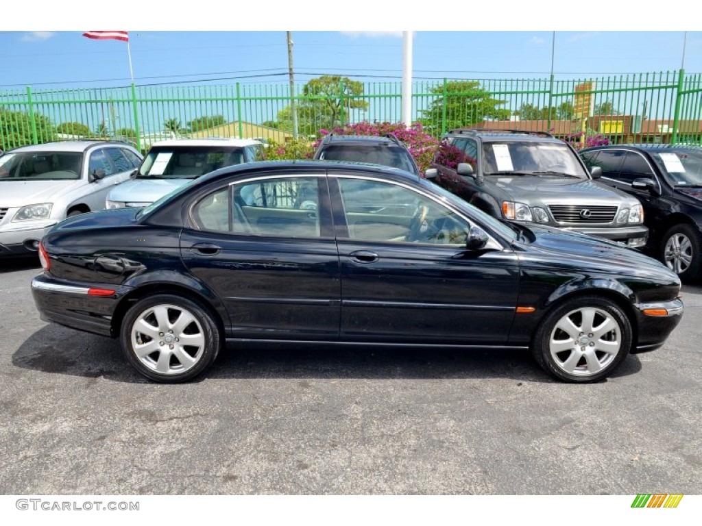 Ebony Black 2004 Jaguar X-Type 3.0 Exterior Photo #102278144