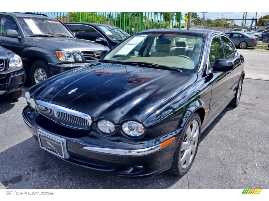 2004 X-Type 3.0 - Ebony Black / Champagne photo #30