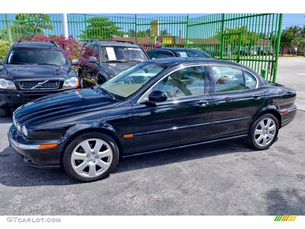 Ebony Black 2004 Jaguar X-Type 3.0 Exterior Photo #102278747