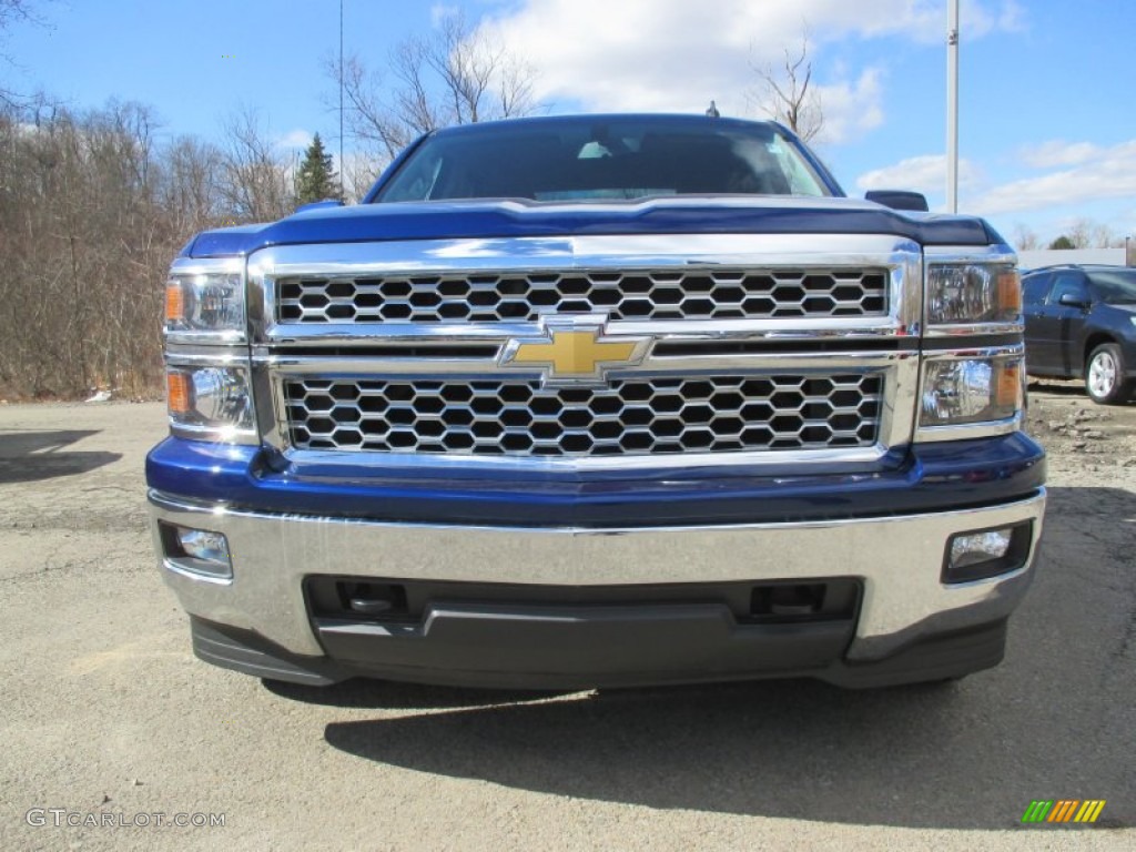 2014 Silverado 1500 LT Crew Cab 4x4 - Blue Topaz Metallic / Jet Black/Dark Ash photo #18