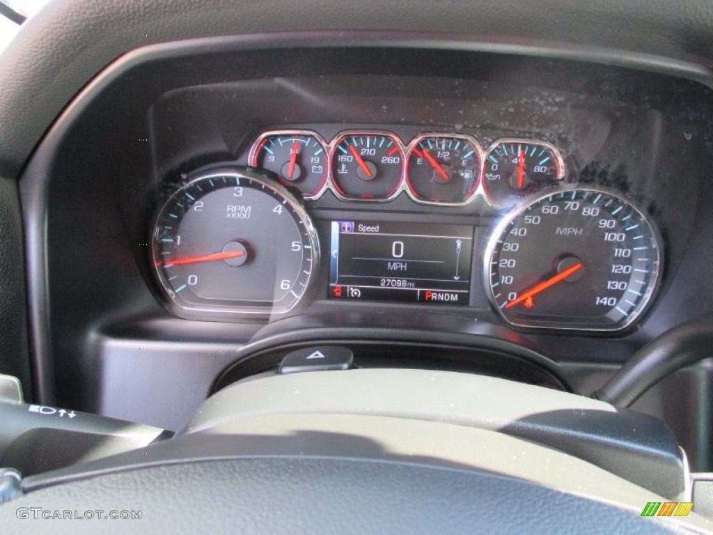 2014 Silverado 1500 LT Crew Cab 4x4 - Blue Topaz Metallic / Jet Black/Dark Ash photo #37