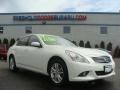 Moonlight White 2012 Infiniti G 25 x AWD Sedan