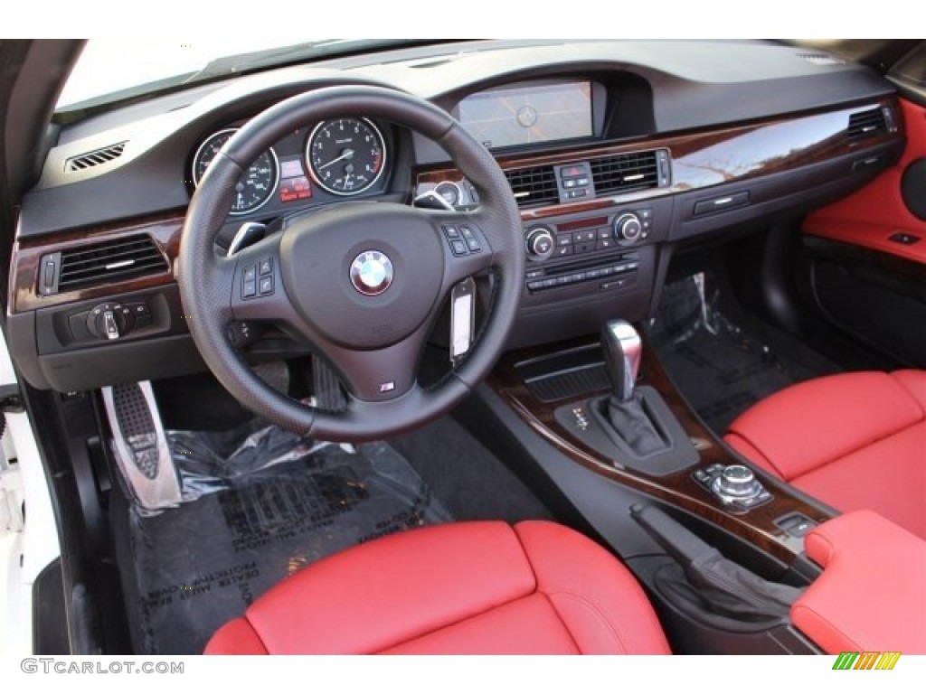 Coral Red/Black Interior 2012 BMW 3 Series 335i Convertible Photo #102280799