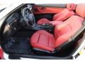 Coral Red/Black Front Seat Photo for 2012 BMW 3 Series #102280883