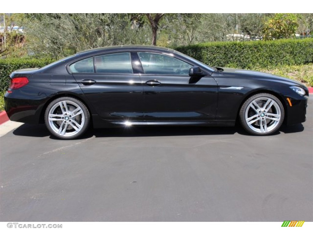 2015 6 Series 650i Gran Coupe - Black Sapphire Metallic / Black photo #2