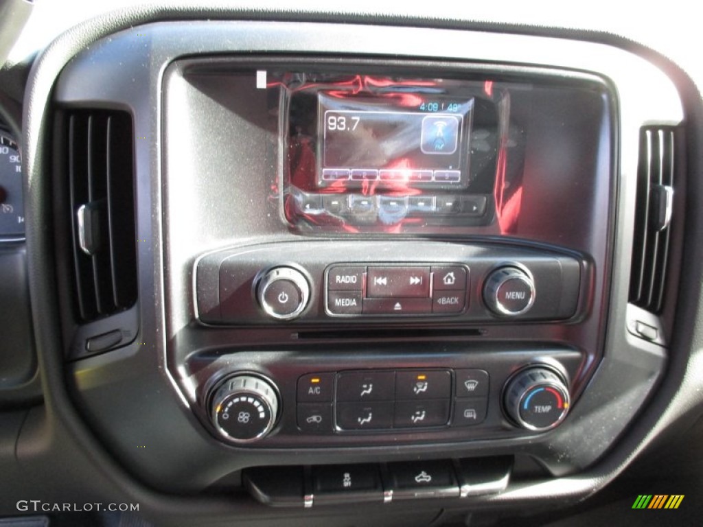 2015 Chevrolet Silverado 1500 WT Crew Cab 4x4 Black Out Edition Controls Photo #102282094